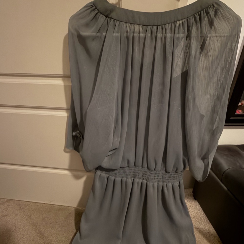 Express Charcoal Long Sleeve Dress